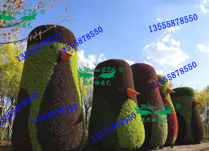 沈陽五色草造型立體花壇